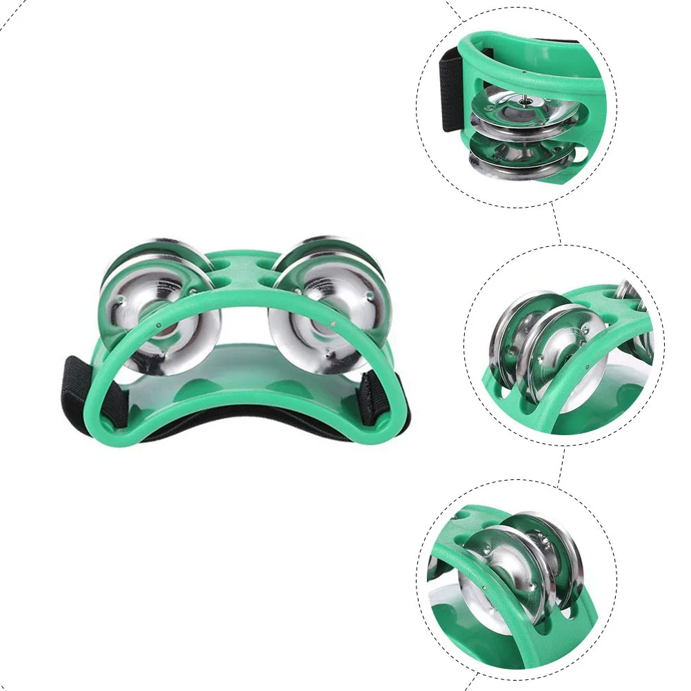 Tambourin de pied pour enfants, éducation musicale, son secouant, hochet, développement de l'attention du bébé, Instrument de Percussion, spectacle sur scène