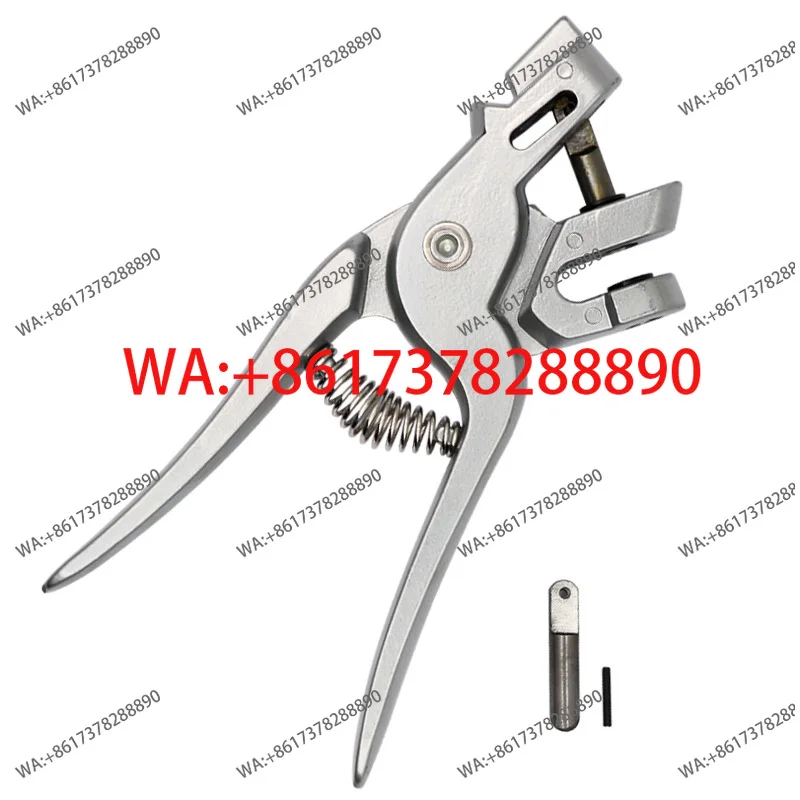 High Quality Veterinary Ear Pliers Animal Ear Punch Pig Sheep Cow Aluminum Alloy Punch Pliers