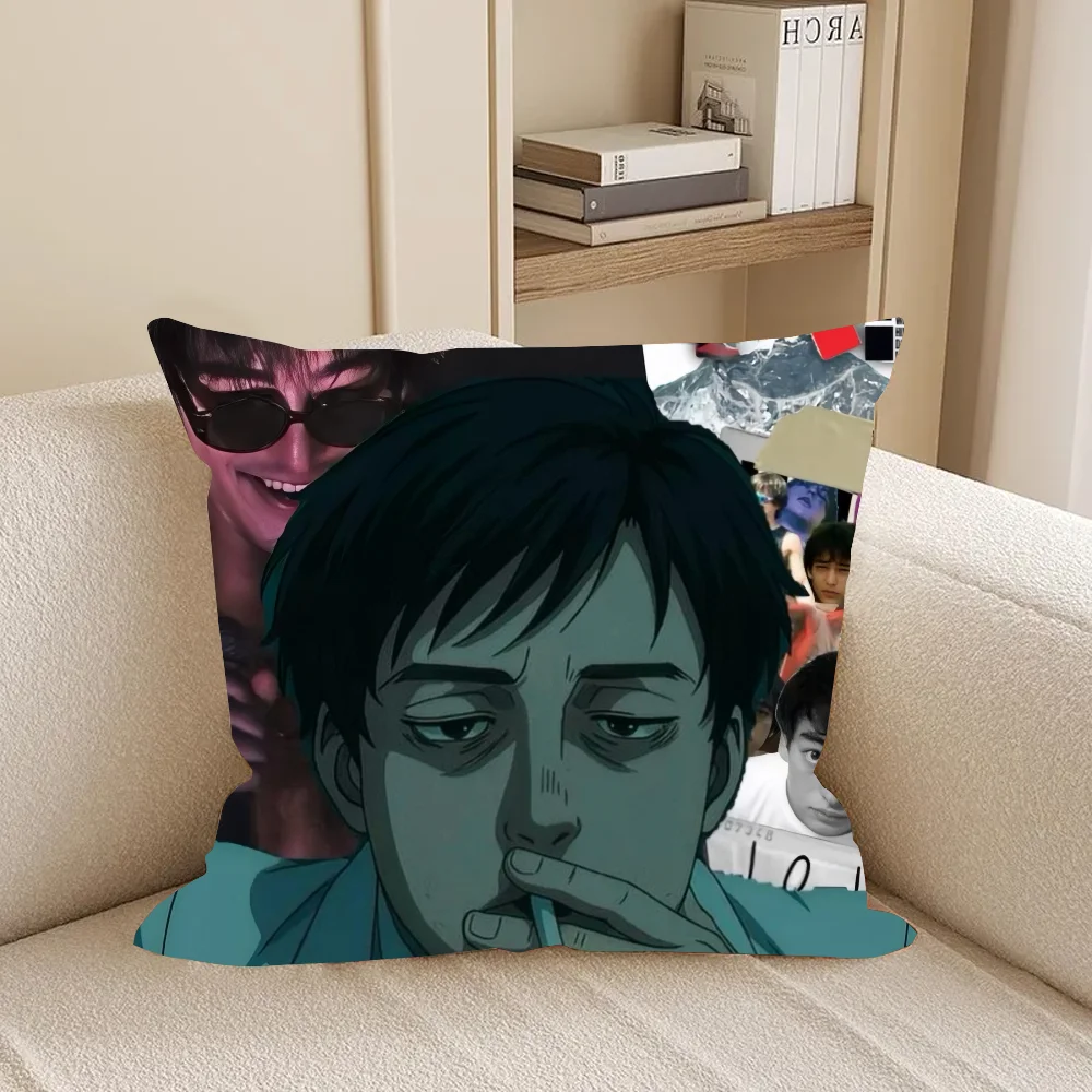 

J-Joji Piss In The Wind Pillow Case Square Double-Sided Printing Short Plush Sofa Cushion Cover Bedroom Bedside