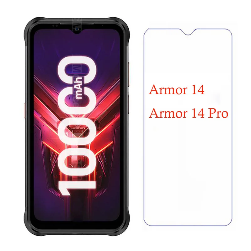 For Ulefone Power Armor 14 Pro Screen Protector 2.5D Tempered Glass For Armor14 Pro High Definition 9H Clear Protective Glass