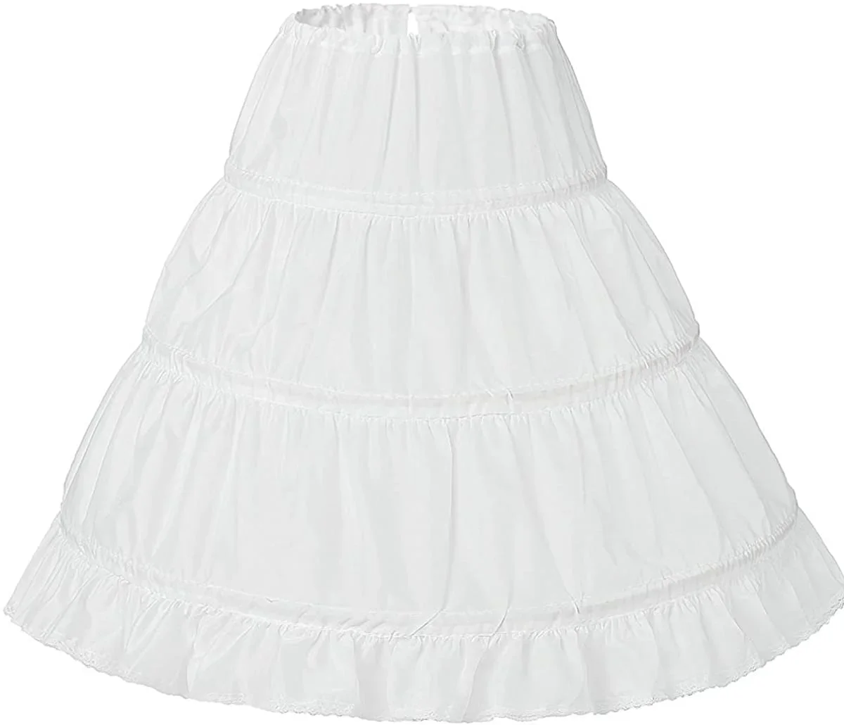 

Girls' 3 Hoops Petticoat Skirt Flower Girl Crinoline 2025