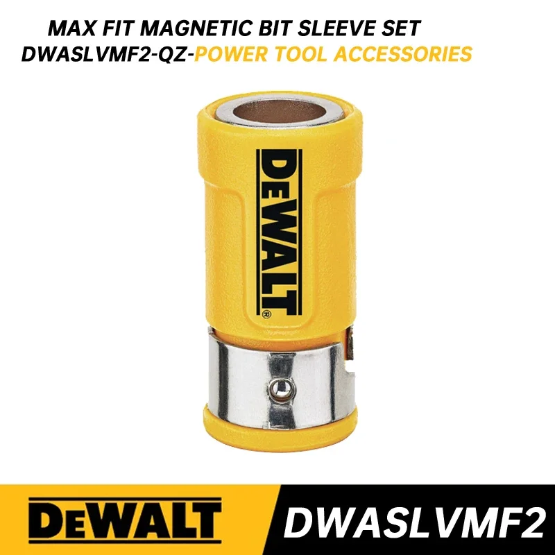 DEWALT DWASLVMF2 MAXFIT Magnetic Bit Sleeve Set Impact Driver Cordless Drill Bits Sets Dewalt Power Tool Accessories