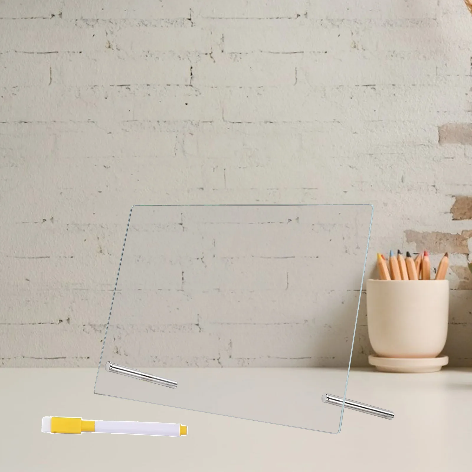 Transparent Acrylic Dry Erase Board Portable Desk Writing Planner Memo Note Calendar Table Practical Home Office Gift