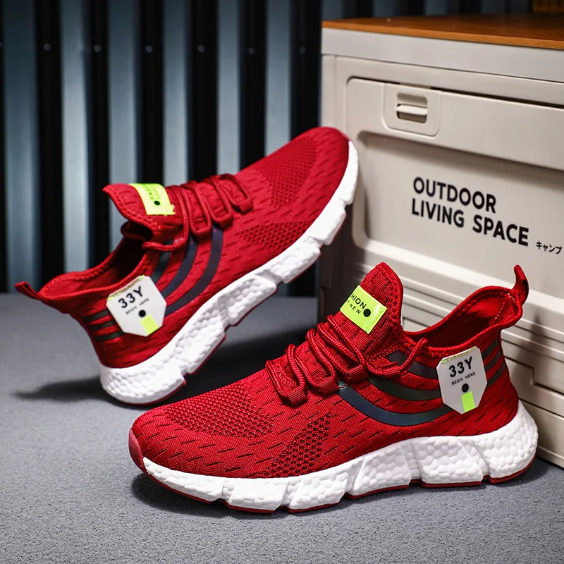 2026 Men\'s Running Shoes Sport Sneakers Breathable Outdoor Walking Shoes Large Size Women Summer Comfortable Unisex plus  Shoes