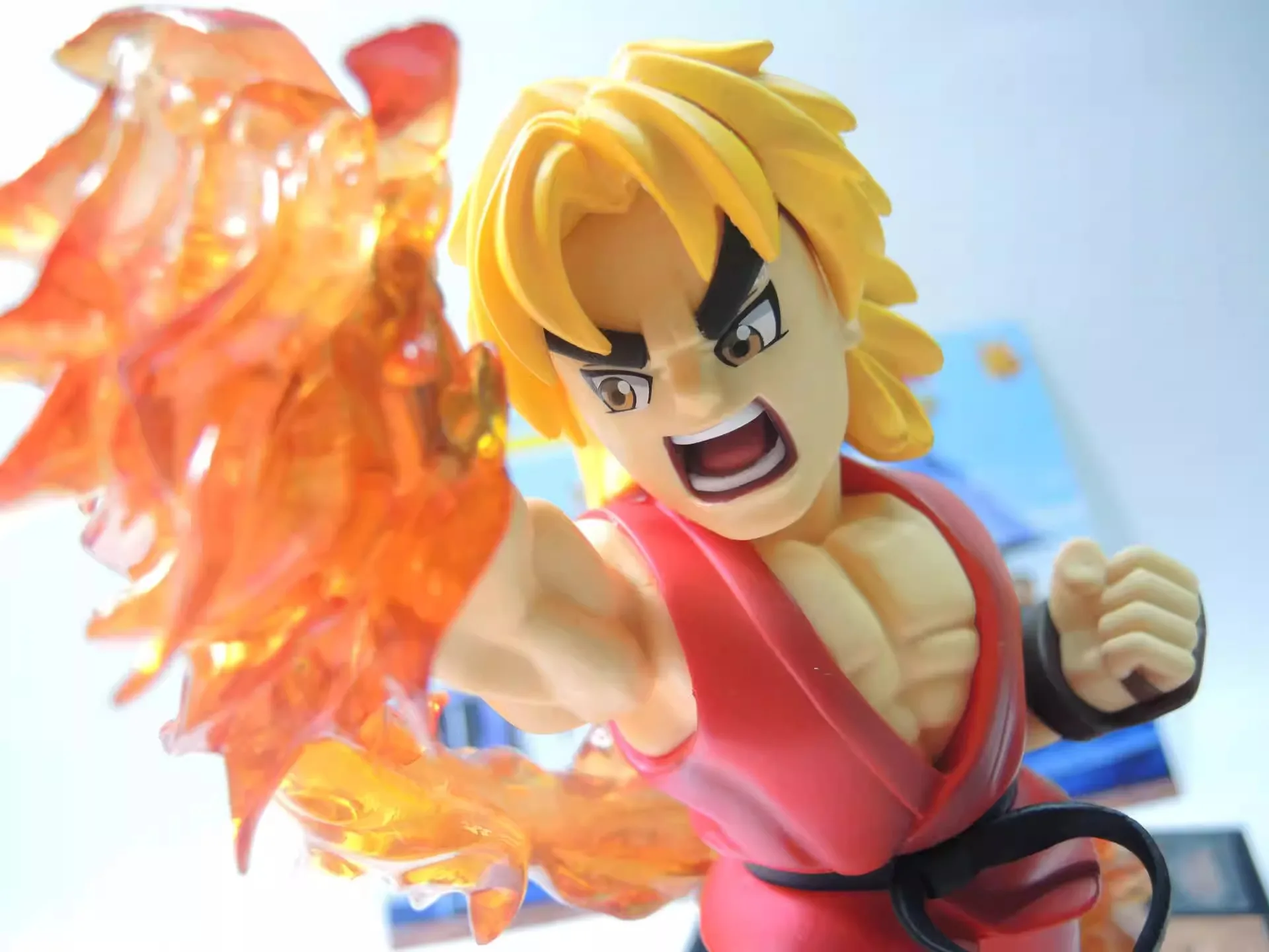 Street Fighter Ken Masters figurines d'action Shouryuukenn Ken Chun-Li Statue avec lumière modèle à collectionner décoration jouet cadeaux