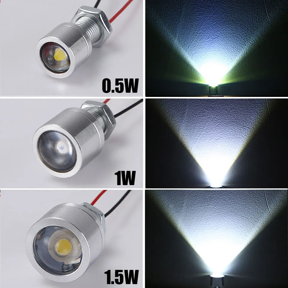 0.5W 1W 1.5W Źródło światła LED 60 stopni Mały reflektor DC5V 12V 24V Lampa Światło Mały sprzęt Instrument Światło lokalne