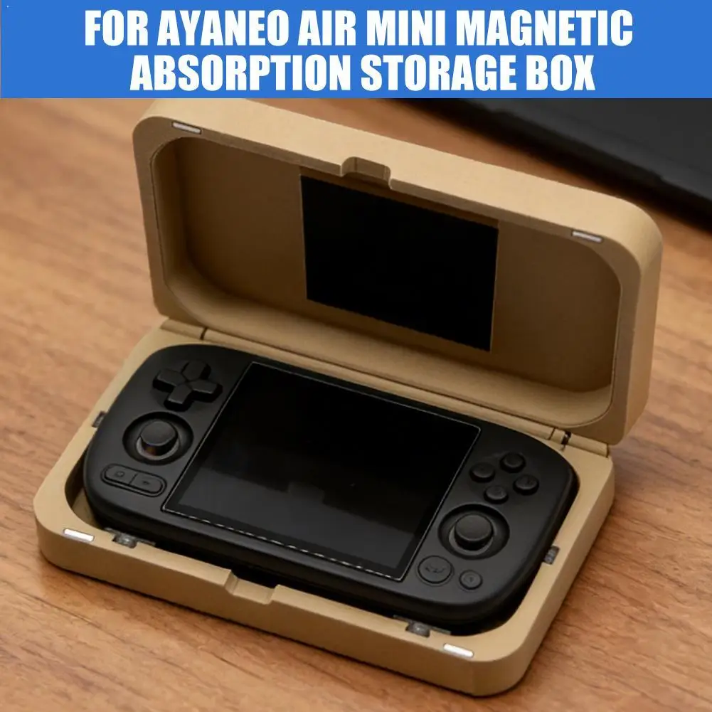

For AYANEO AIR MINI Magnetic Absorption Storage Box Game Console Protective Case Storage Case 360° Protection Console Accessorie