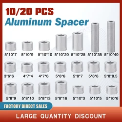 10/20PCS Aluminium Spacer Isolation Column V-Slot Separate Pillar Quarantine 3D Printer Parts for 3D Printer Reprap
