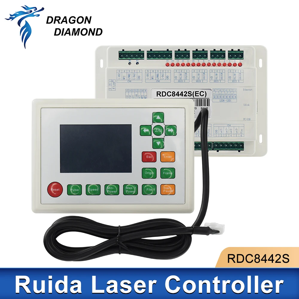 Standard Set Ruida RDC8442S CO2 Laser Controller for CO2 Laser Engraving Cutting Machine Upgrade RDC6442 RDC6442G