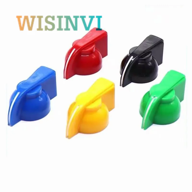 10Pcs Bakelite Duckbill 6mm Spline Shaft Potentiometer Knob  For Electric Guitar Effect Pedal Volume Control Panel Switch Knob