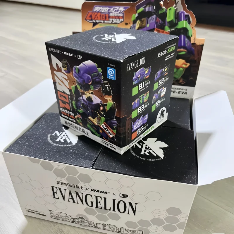 

In Stock Wasa & Evangelion Eva Super Train Combination Robot Blind Box First Unit Pop Culture Toy Figurine Ornament Toys Gifts