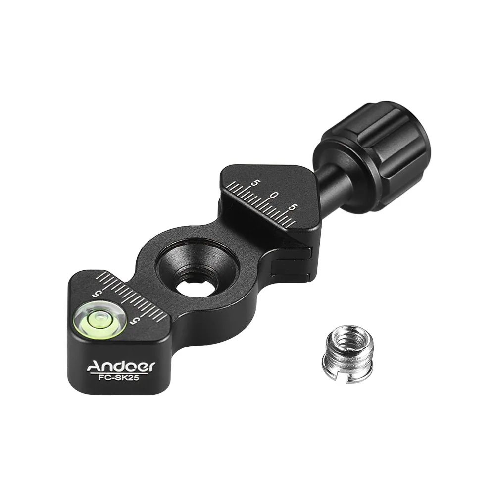 FC-SK25  Aluminum Alloy Quick Release Clamp Tripod Clamp Knob-Type 1/4