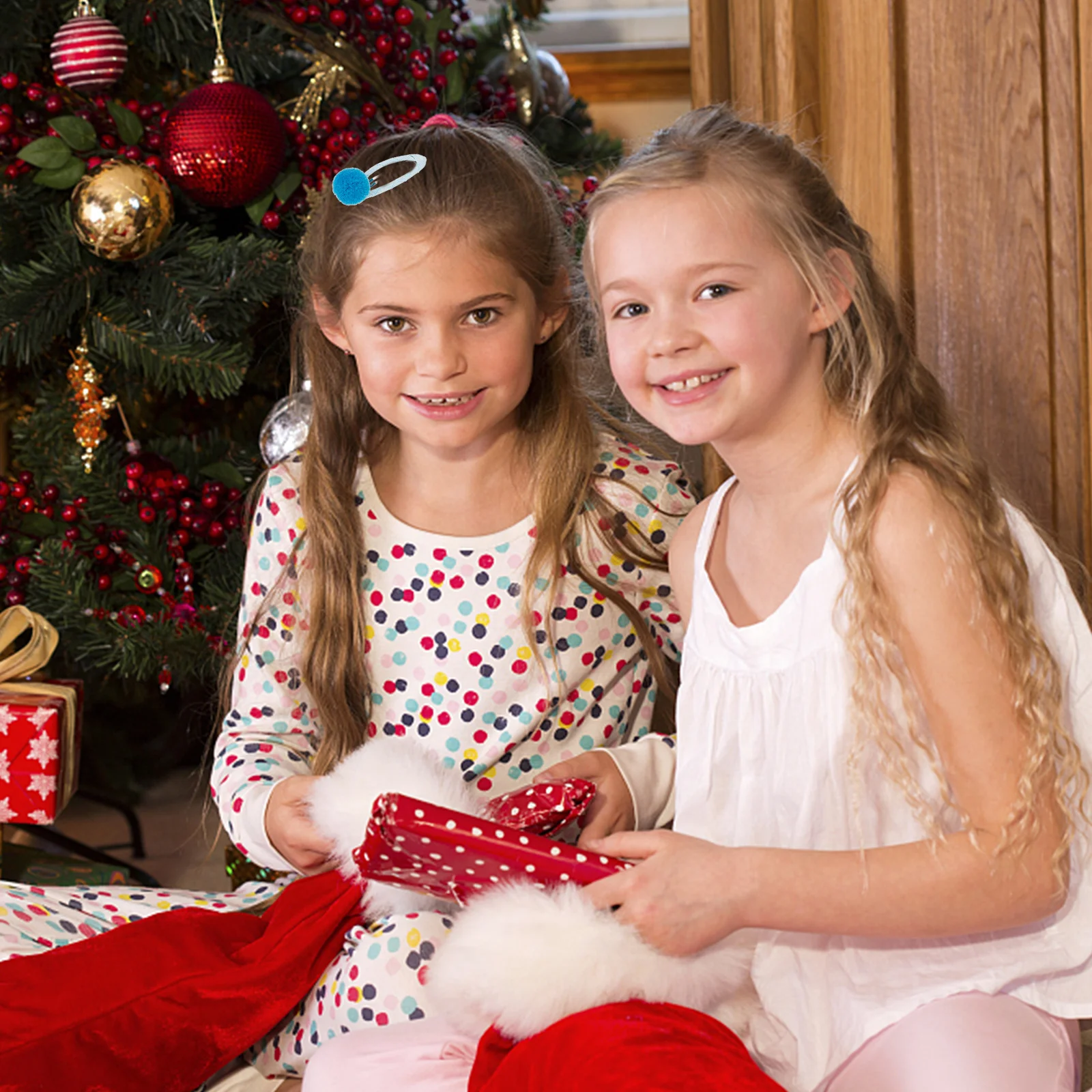 

20Pcs Kids Hair Clips Snap Hair Accessories Fabric Covered Assorted Colors Baby Toddler Clips for Little Girls