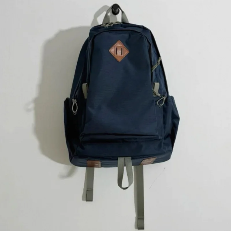 ナイロン機能防水ロイヤルブルービームズバッグ日本のストリートレトロアウトドア旅行多機能バックパック男性女性