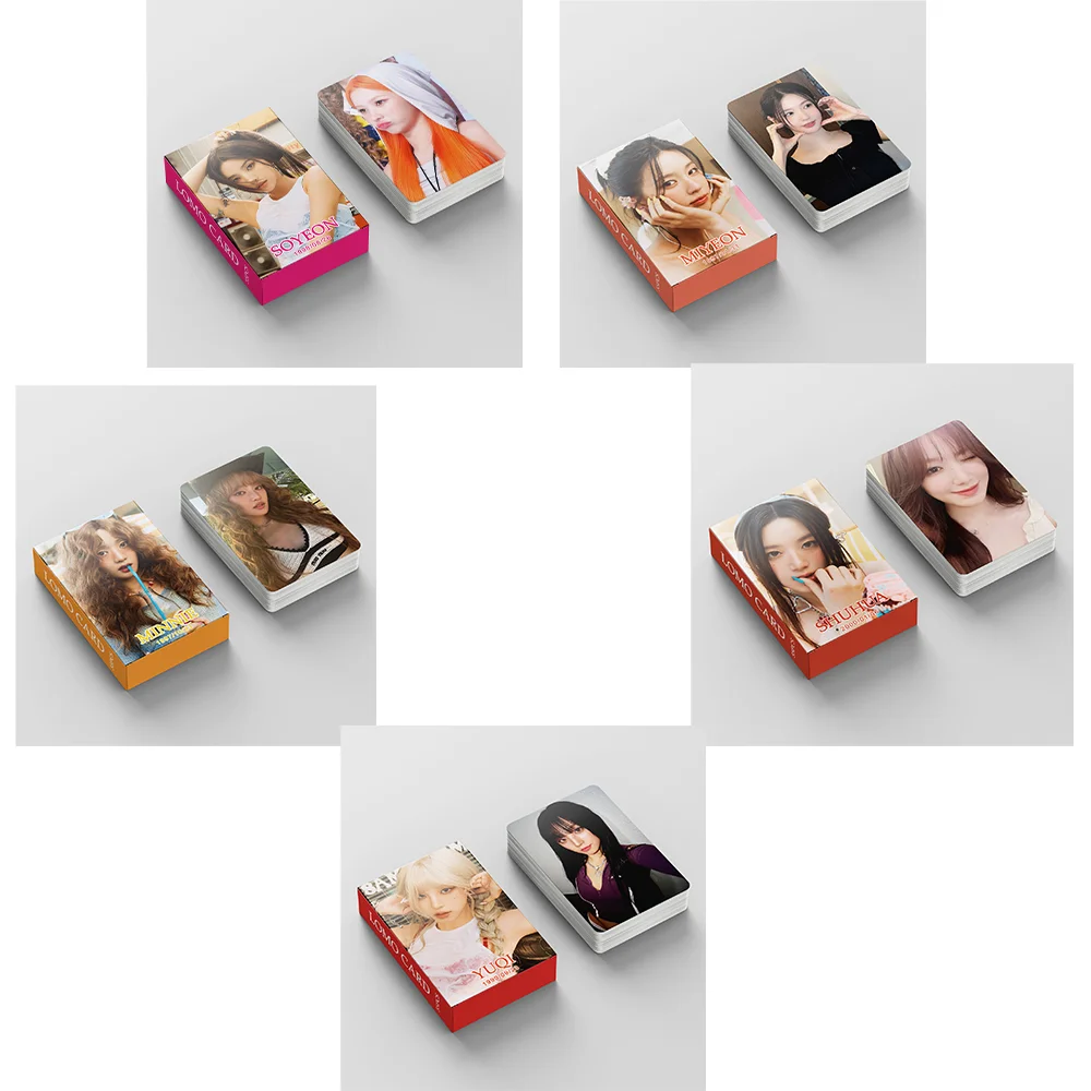 KPOP (G)I-DLE I SWAY Album Klaxon Photo Card YUQI SoYeon LOMO Card MiYeon MINNIE ShuHua Special Card Fans Collection Gifts