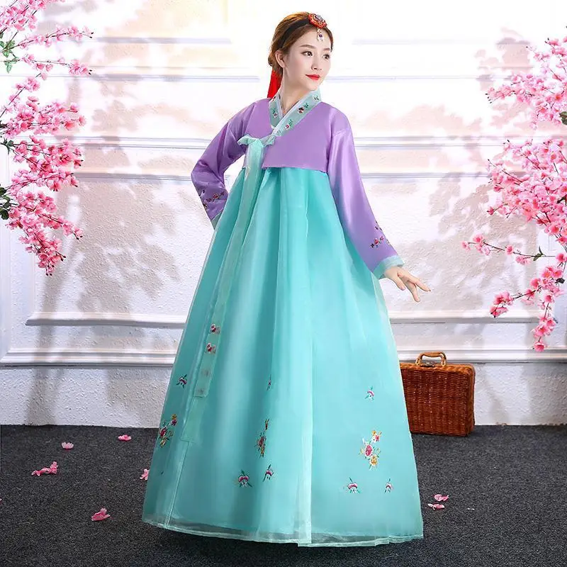 New Hanbok adult traditional female court dress Korean costume dance dress