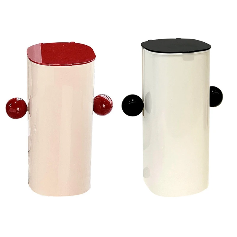 

A68P-Automatic Lifting Dustproof Four-Compartment Makeup Brush Storage Holder, Cosmetics Make Up Brush Holder