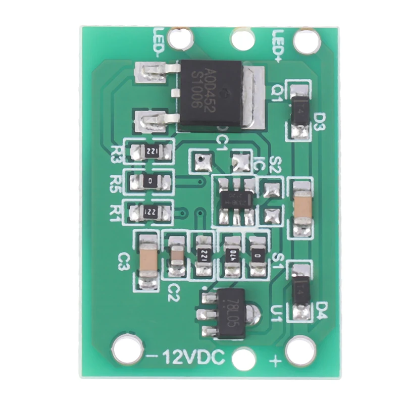 12V Capacitive Touch Switch Sensor Module Push Button Touching Key Module Jog Latch With Relay DC 6-20V 3A