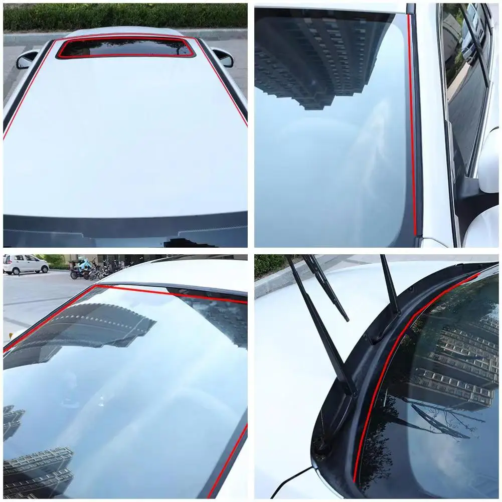 Auto-Dichtungsstreifen Gummi-Dichtungsband für Autodach Windschutzscheibe Auto-Dichtungsschutzstreifen Fensterdichtungen Schallisolierung – Detail 8