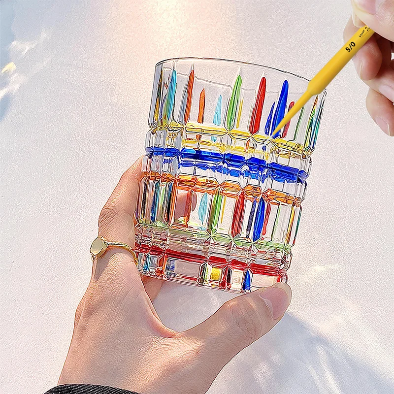 فرش خط السحب الصفراء، فرش السكتة الدماغية الفنية الدقيقة، فرش فنية احترافية، فرش فنية للأظافر، فرش صغيرة