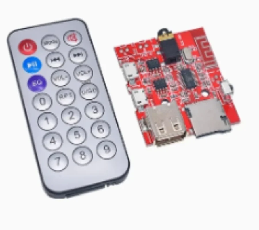 3 واط سيارة بلوتوث 4.1 MP3 WAV فك مجلس مكبر الصوت وحدة استقبال الصوت دعم USB/TF/U-DISK/IR الأحمر #3