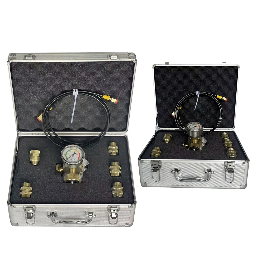 

European Standard Hydac Nitrogen Filling Spot Booster Accumulator New Walking Hydraulic Pressure Charging Device Fittings