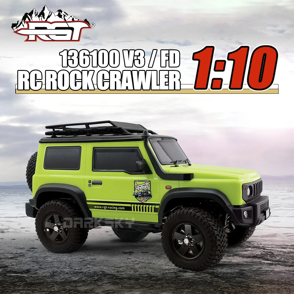 

RGT 136100 V3/136100V3-FD 4WD 1/10 электрическая модель автомобиля с дистанционным управлением дорожный гусеничный RTR игрушки для взрослых и детей
