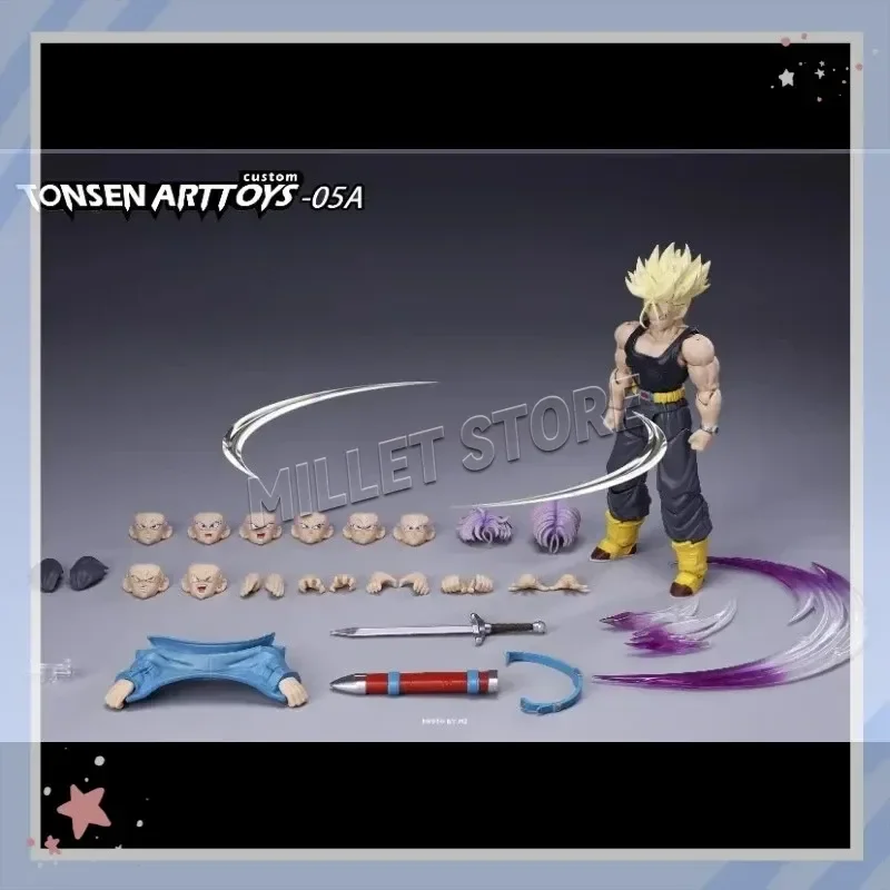 Tonsen Arttoys Kamione Dragon Ball Z Super Saiyan SSJ SSJ2 Trunks 05a 05b Action Figure for Tonsenarttoys view 4