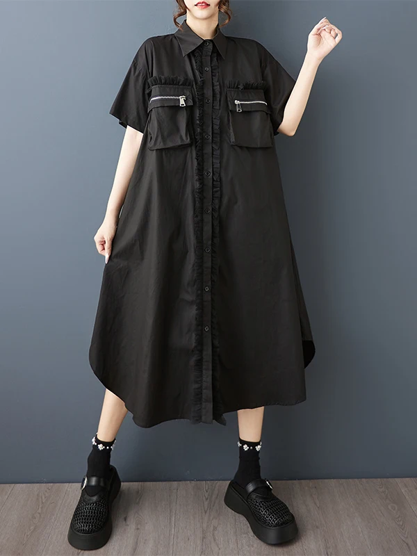 Tannt Vrouwen Jurk Mesh Patchwork Kleur Bijpassende Shirts Jurken Onregelmatige Mode Zwart Wit Zomer Lange Jurken 2023 Nieuw