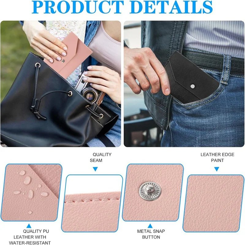 

ABEO-Envelope Wallet, Cash Envelope Wallet Money Envelopes For Cash Style Credit Card Holder Cute Cash Wallet For Women Lady