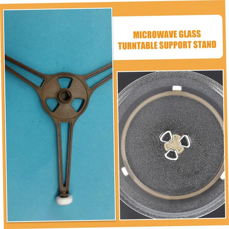 A66T-Микроволновая пластина с роликовым кольцом, прочная подставка для поворотного стола для даже распределения тепла, простая установка, аксессуар для микроволновой печи