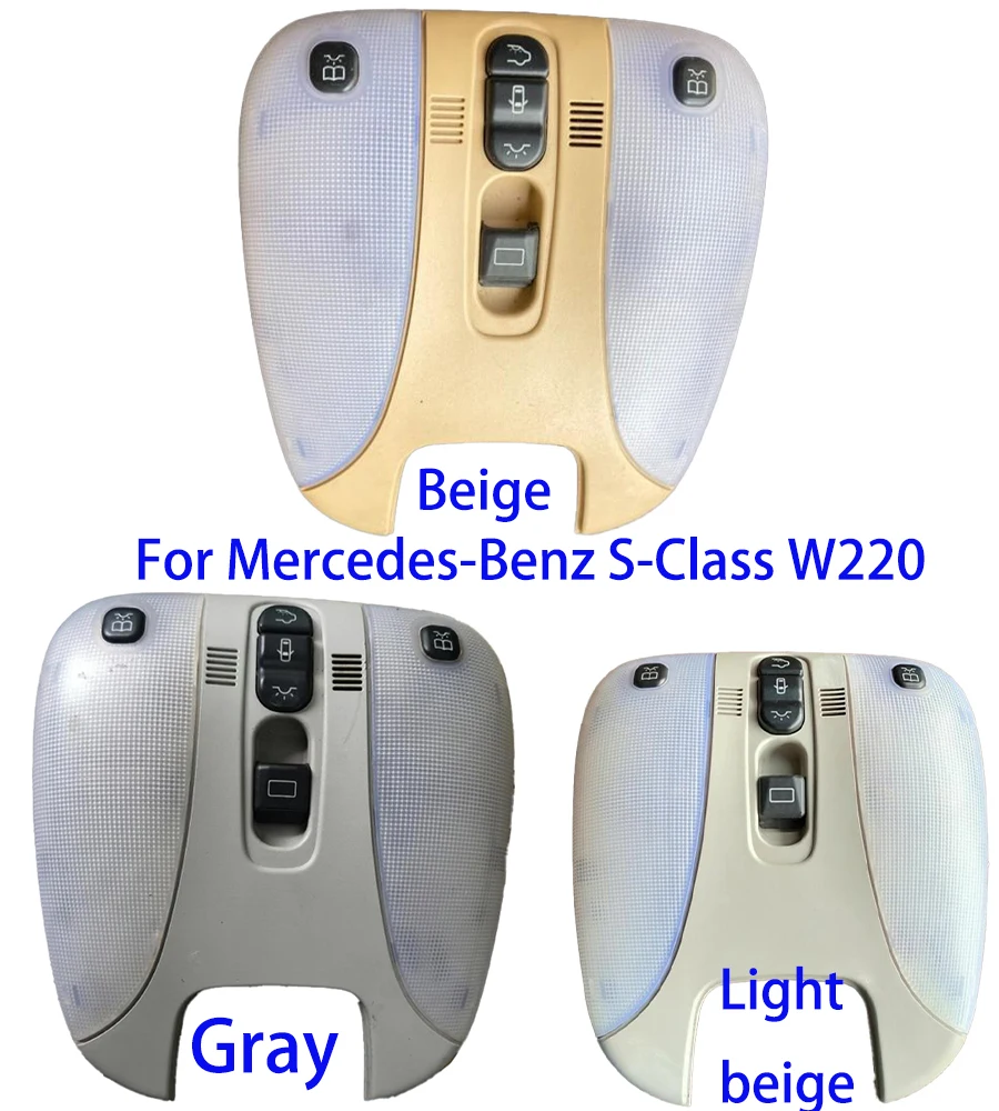 For Mercedes-Benz S-Class W220 S300 S350 S500 S600 car Interior Reading Light Assembly Indoor Roof Lamp  Row Ceiling