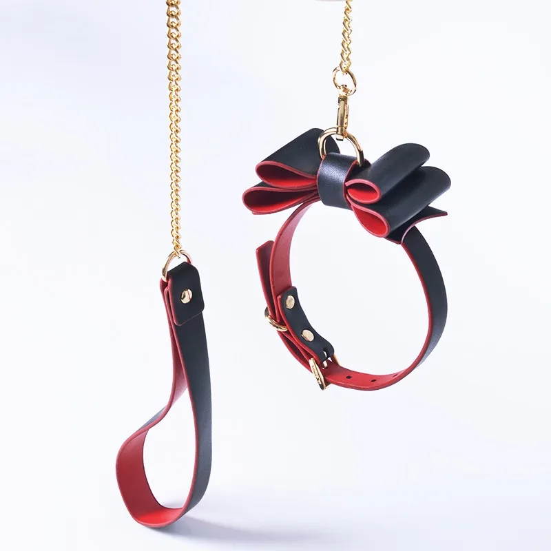Collier à nœud SM, colliers d'esclave d'entraînement, chaîne de traînée Bdsm, accessoires de jeu de rôle, produit sexuel, accessoires Sexy, fournitures de flirt pour Couple
