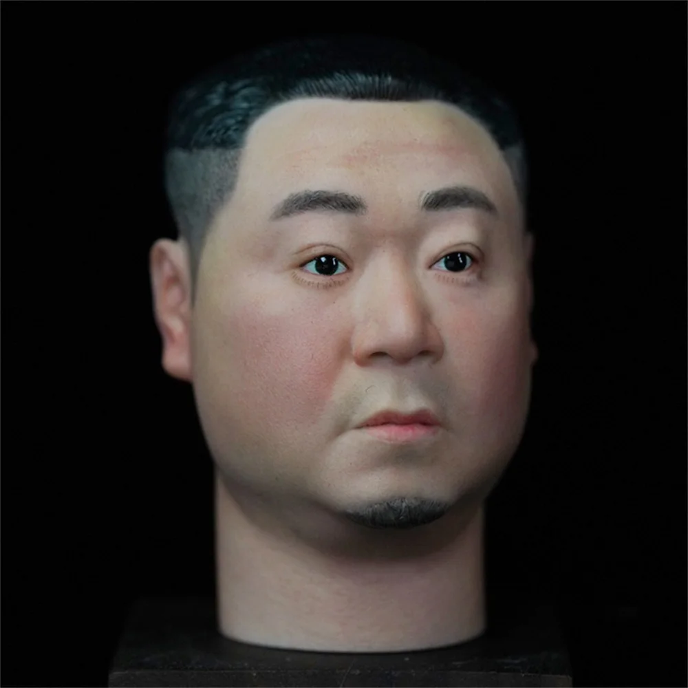 For Sale 1/6th Hand Painted Asia Male Comedian Fan Wei The Best Actor Vivid Head Sculpture Model For 12inch Body Doll Collect