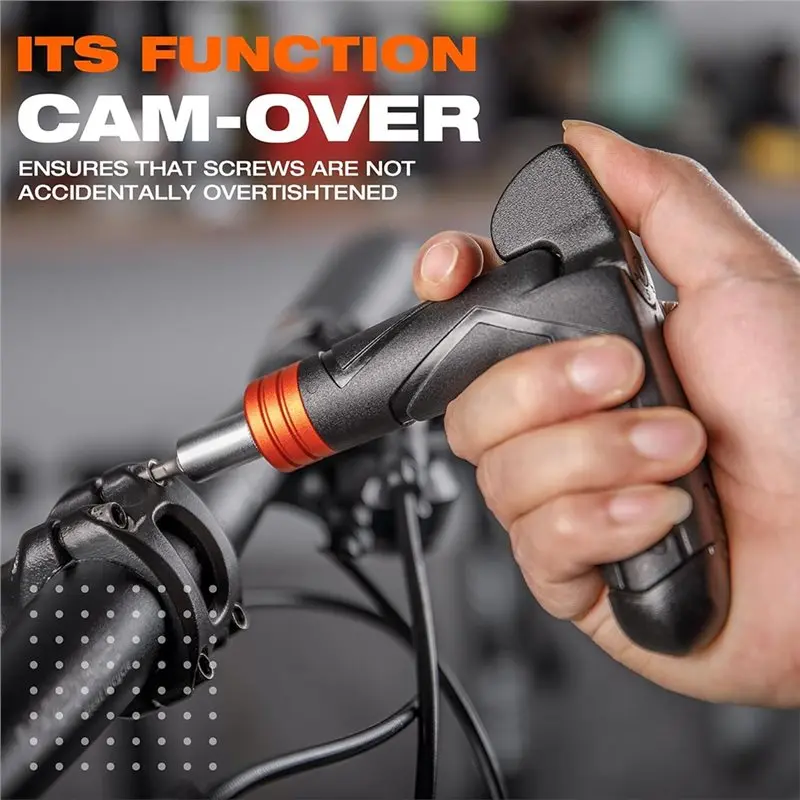 [NEWA76K!】 T Torque Wrench-Adjustable 4, 5, 6 NM-1/4 Inch Hex Driver Includes 3, 4, 5, 6Mm Hex And T 25 Tool-Bits