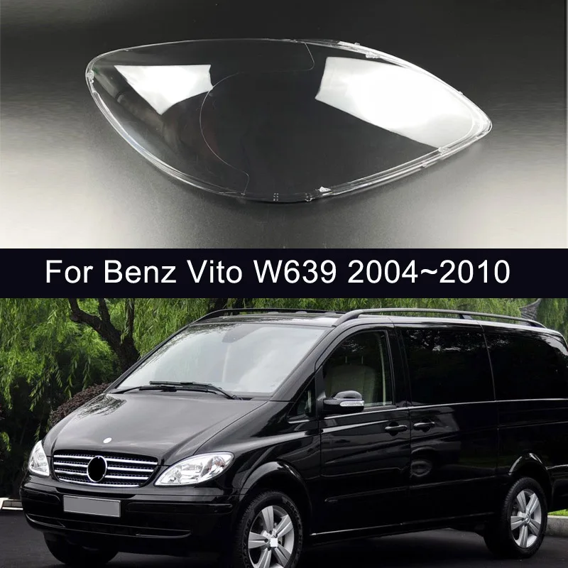 Oryginalna soczewka reflektora do Mercedes-Benz Vito Viano W639 2004-2010 Osłona przezroczyste klosze Lamp Shell Szkło reflektora