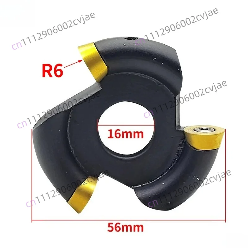 56 * 16 * 3T mm Root Carving Embryo Forming Three Tooth Shovel Disassembly Blade Angle Grinder Milling Cutter