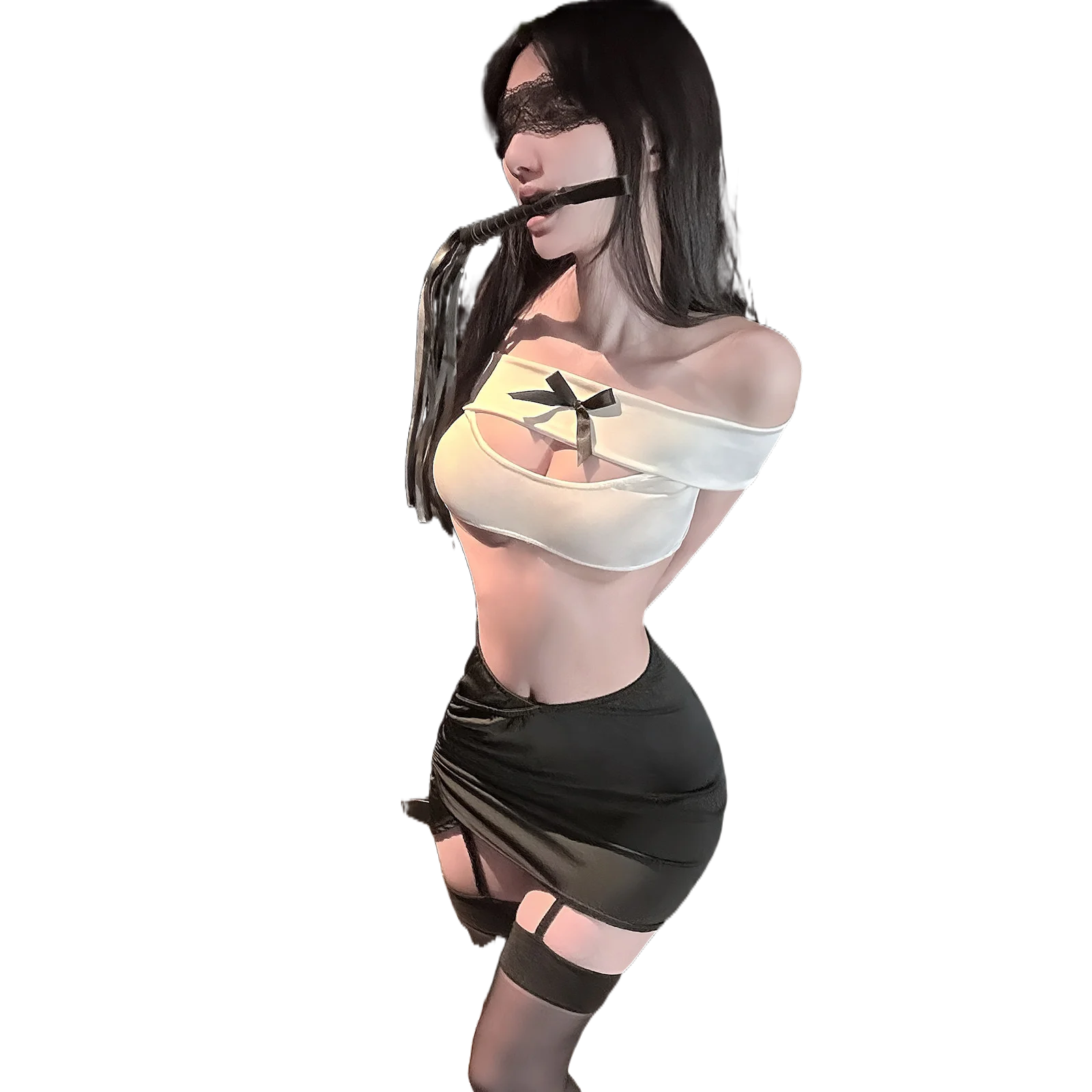 Sexy Lingerie Women Sexy Lingerie Set Erotic Lingerie Babydoll Lace Teddy Bodysuit Garter Belt Stockings Transparent See Through