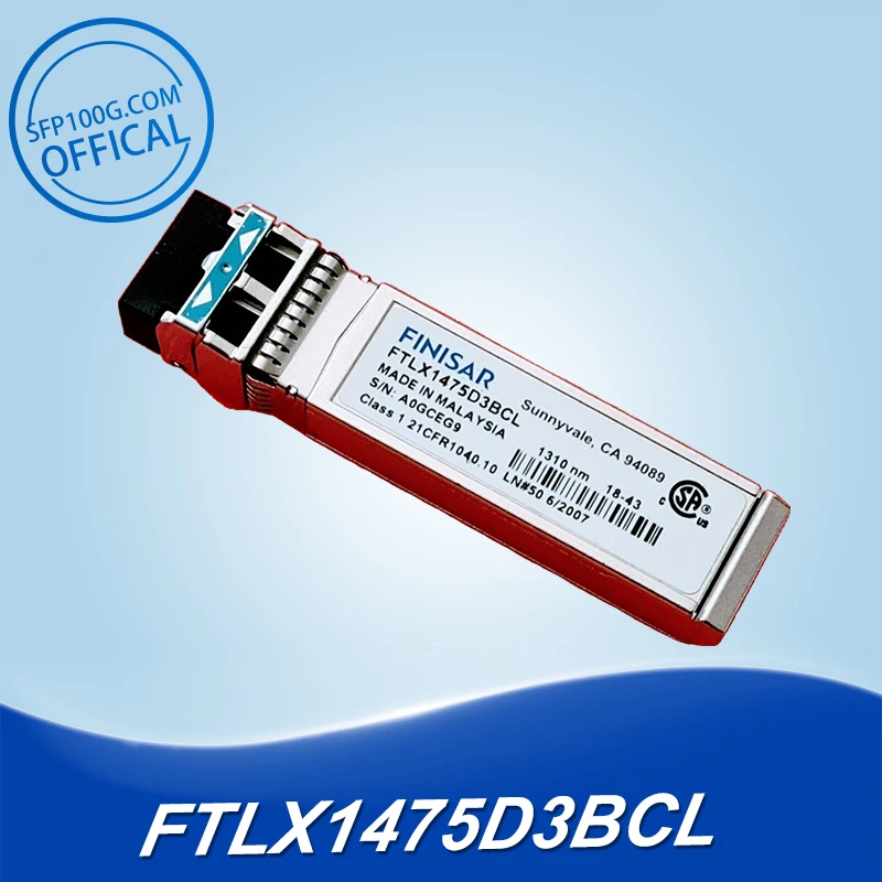 

FINISAR FTLX1471D3BCL FTLX1471D3BTL FTLX1475D3BCL FTLX1475D3BTL FTLX1471D3BCV-IT 10G LR 10km Ethernet SFP+ Module Transceiver