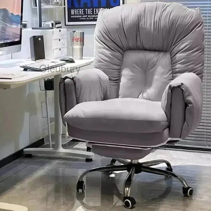 Space Office Chair Minimalism Save Relaxing Wheels Rolling Footrest Lightweight Office Chair Backrest Mobilya Library Furniture