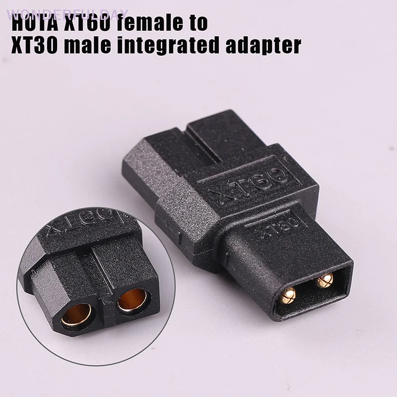 New 1/2Pcs HOTA XT60 Female To XT30 Male Adapter For RC Aircraft Battery Connector Spare Parts
