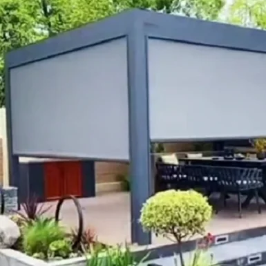 Factory Custom Balcony Privacy Screen Blinds Motorized Blinds Shades Waterproof Roller Blind for Outdoor