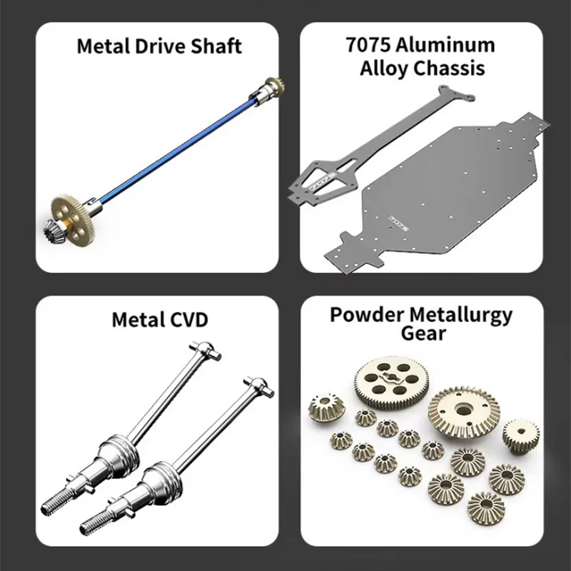 MJX 10303 Samochód Driftowy Rally Sportowy 1:10 Bezszczotkowy Symulacyjny Samochód RC z Magnetyczną Karoserią, Szybki Terenowy Samochód Zdalnie Sterowany RTR
