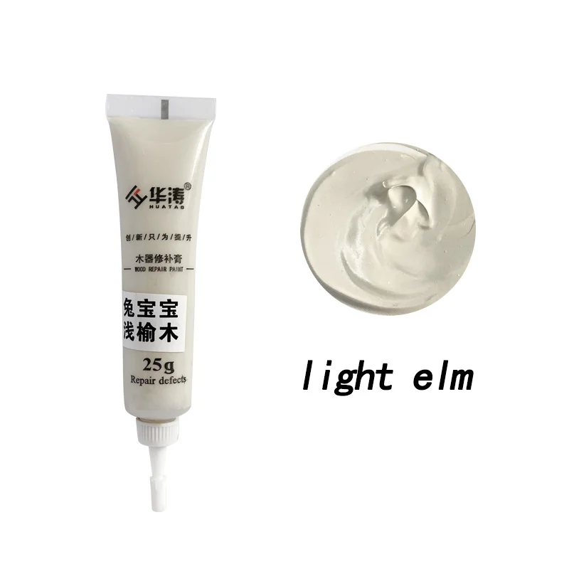 

Water-based wood repair paint floor gap filling paste furniture repair paste color gray elm wood