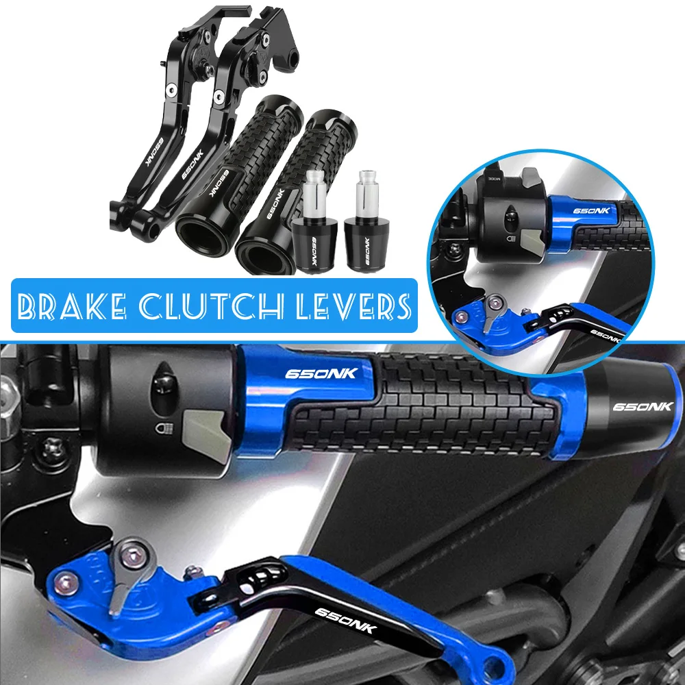 

For CFMOTO 650NK 650 NK 2023 Motorcycle Aluminium Tool Accessories Extendable Brake Clutch Lever Handlebar Handle Grips Ends