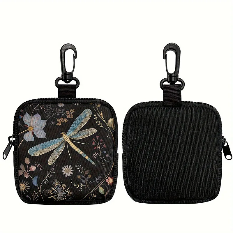 Multiple Styles Mini Coin Purse Mini Artificial Leather Wallet New Cat Print Lightweight Waterproof Earphone Bag Friends Gift