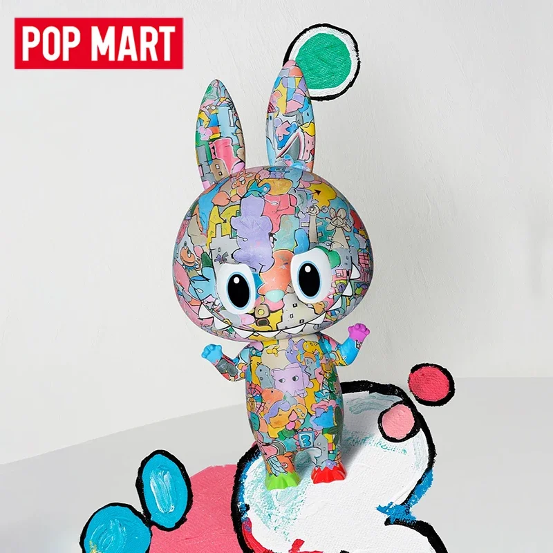 

POP MART MEGA LABUBU 1000% Серия к десятой годовщине, лимитированная серия, оригинальная таинственная коробка, слепой бокс, игрушки-сюрпризы, куклы, милые фигурки