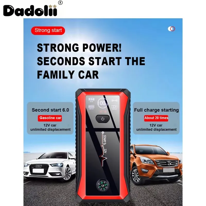 

Car Jump Starter Starting Device Battery Power Bank 12V28000mAh Jumpstarter Auto Buster Emergency Booster Car Charger Jump Start