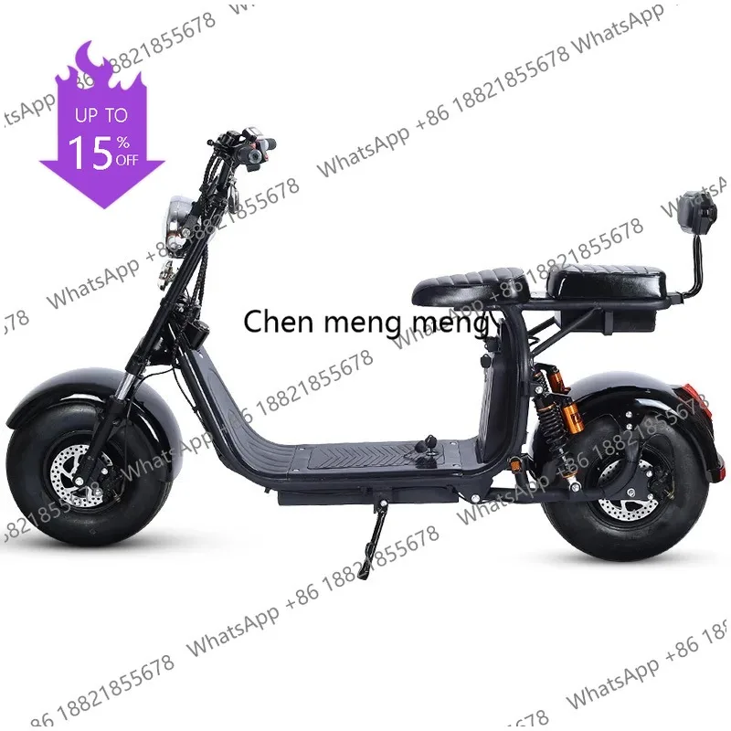 

Электрический мотоцикл A61, 3000 Вт, 48 В, 40 Ач, для бездорожья, с толстыми шинами, двухместный, для городских поездок и отдыха, для взрослых