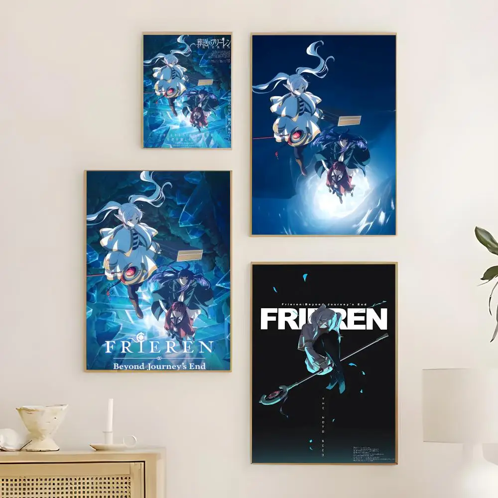 Anime Frieren: Beyond Journey's End Poster  Poster Print Wall Art Pictures Canvas Painting Living Room Bedroom Home Decor